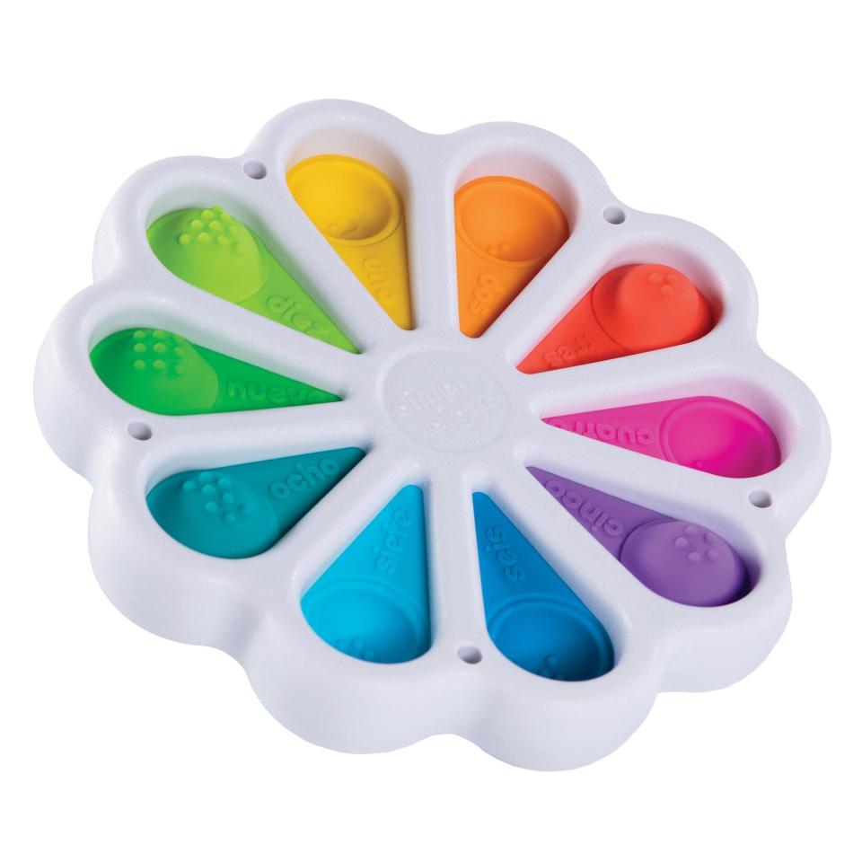 <p><strong>Fat Brain Toys</strong></p><p>walmart.com</p><p><strong>$19.95</strong></p><p>This looks like a pop fidget toy, but <strong>there's an educational twist to it</strong>: On one side, the bubbles have the numerals 1 through 10 and the matching words; on the other, there are dots to count and the words are there again in Spanish. Kids can also use it to practice colors. <em>Ages 2+</em></p>