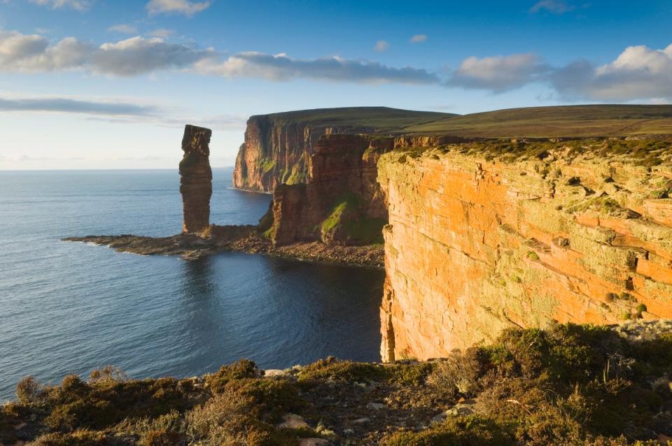 The UK’s tallest sea stack on Hoy, Orkney Islands (Getty Images)