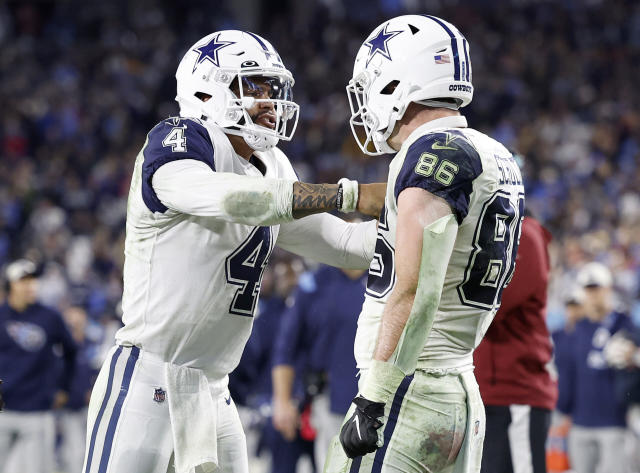 LOOK: Cowboys selling new matte white helmets for game vs. Tennessee