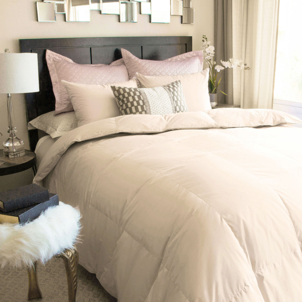 This plush comforter adds a luxe upgrade to any room. (Photo: JCPenney)