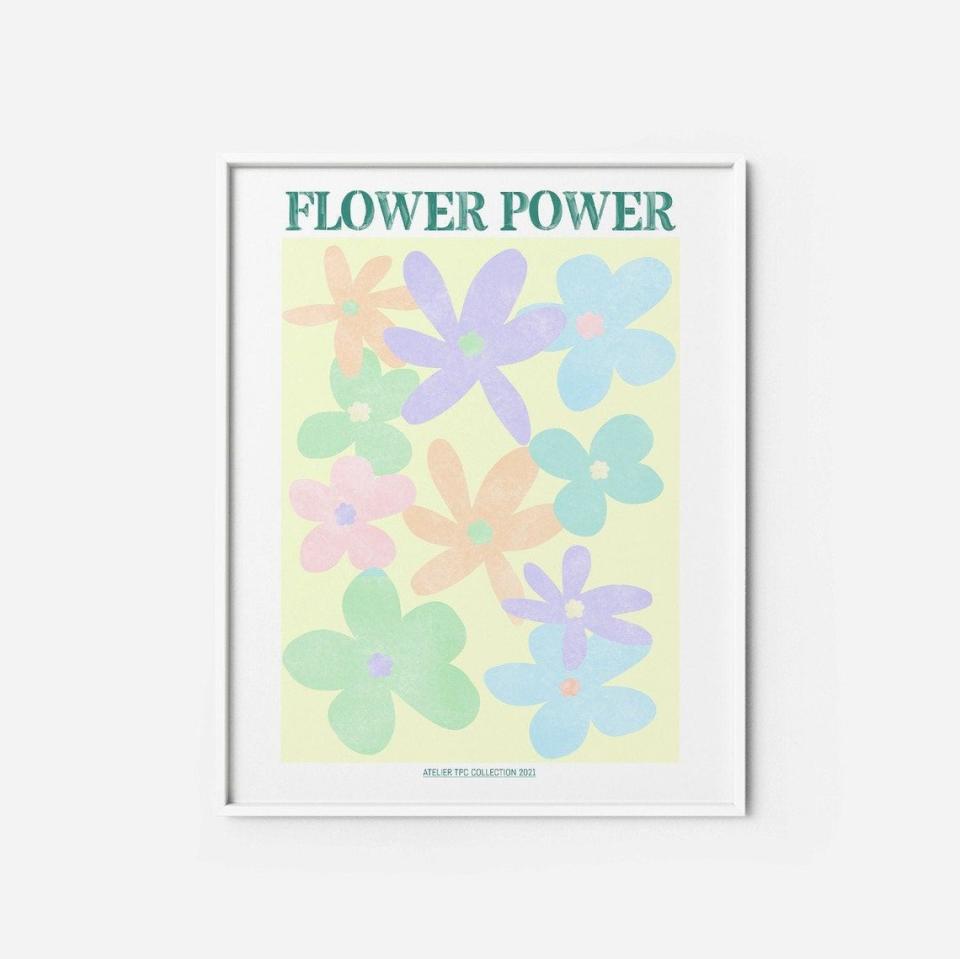 1) Flower Power Art Print