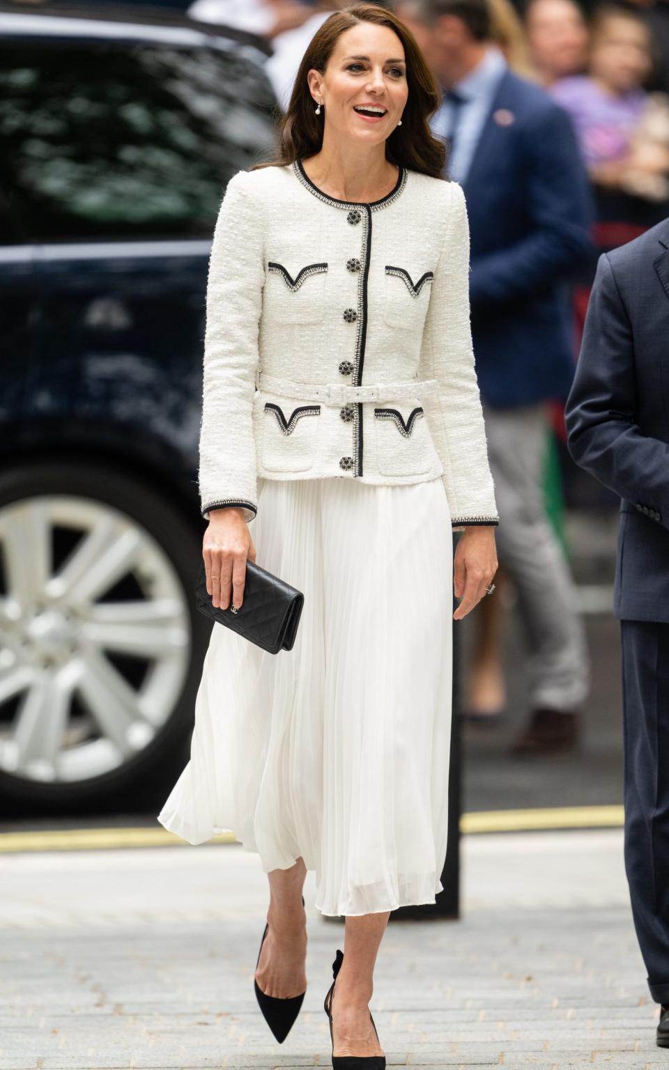 Catherine, Princess of Wales during the reopening of the National Portrait Gallery on June 20, 2023 in London, England