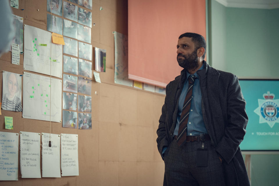 Adeel Akhtar in Fool Me Once. (Netflix)