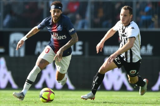 Neymar played a handful of Ligue 1 matches for PSG before the end of the season after returning from injury