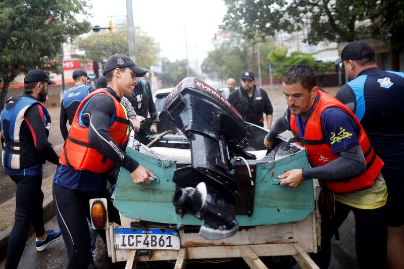 Flooding due to heavy rains in Rio Grande do Sul