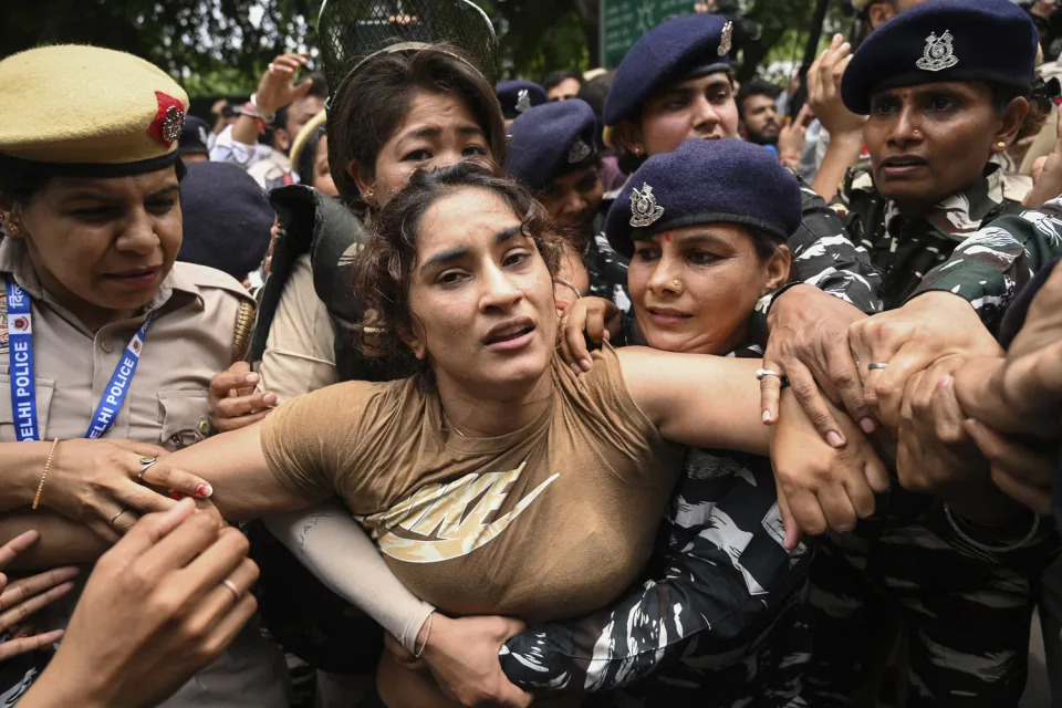   Indian wrestler Vinesh Phogat (Arun Thakur / AFP - Getty Images file)