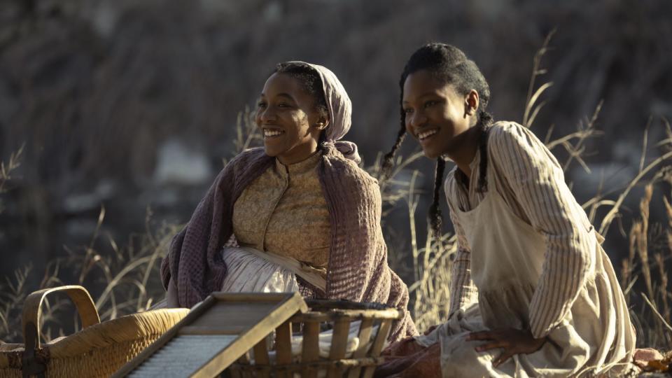 Lauren Banks and Demi Singleton in Lawmen: Bass Reeves