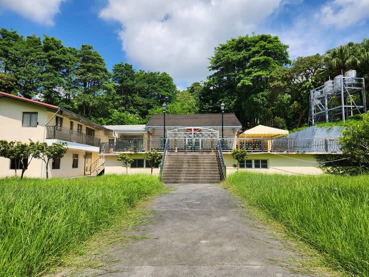 旗山太平寺在鼓山公園的半山腰上，已經成立一百一十三年，與民國同齡。（記者湯茗富攝）