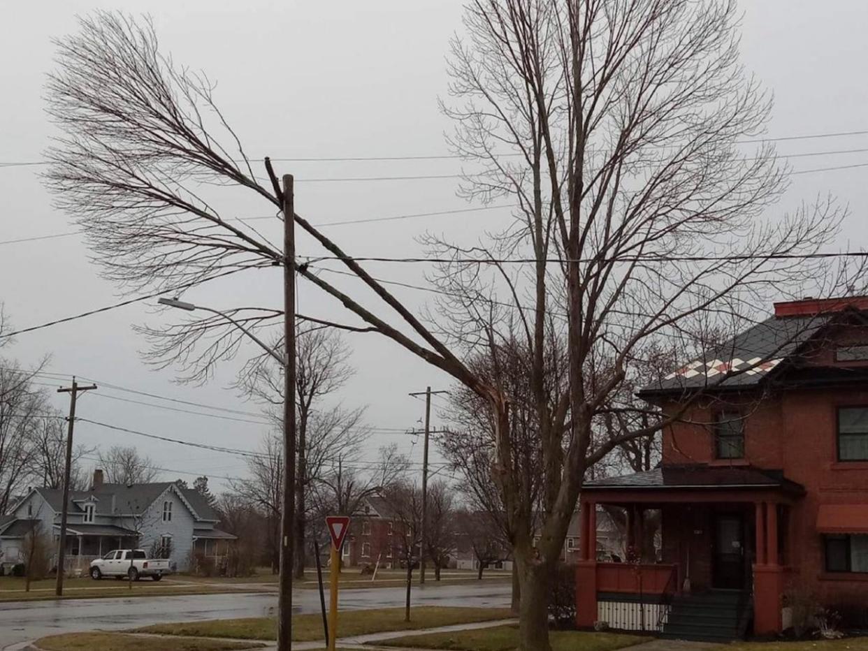 Canada's first severe thunderstorm of the year was followed by snow