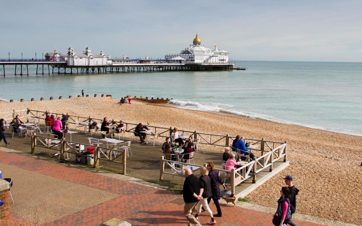 Eastbourne has some of the most polluted air in Britain, according to the World Health Organisation  - Credit: Ed Brown / Alamy Live News