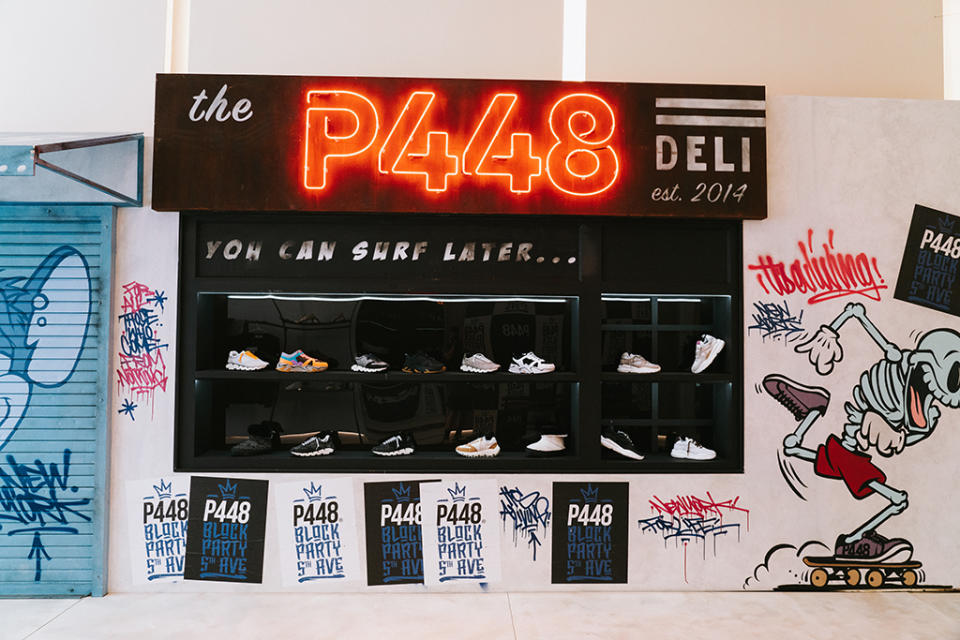 Inside P448’s New York pop-up store. - Credit: Courtesy of P448