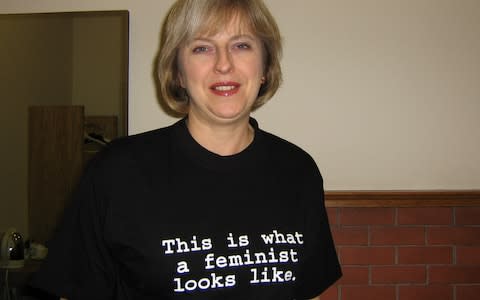 Was Theresa trying to send a feminist message? - Credit: Fawcett 