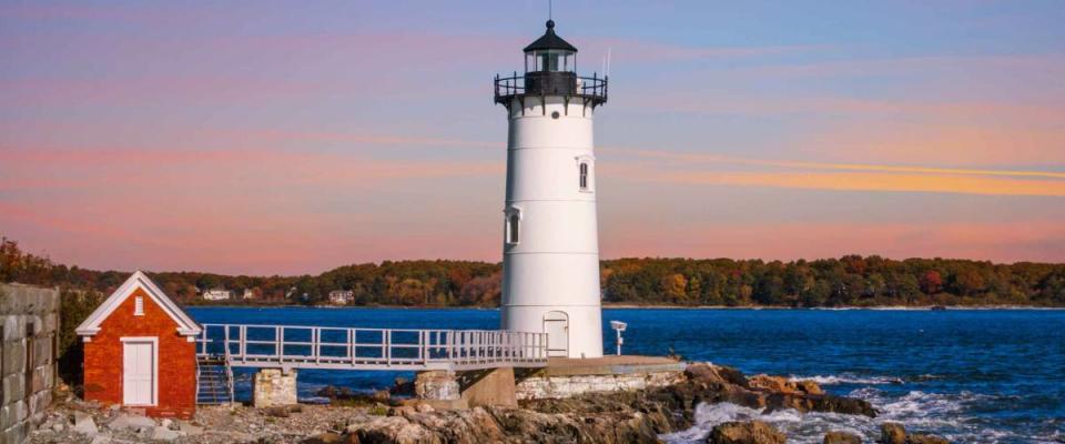 Yet another beautiful day at the Portsmouth Harbor Lighthouse, New Castle, New Hampshire, USA