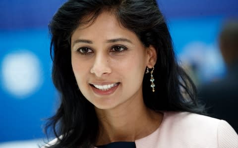 Gita Gopinath - Credit: &nbsp;SHAWN THEW/EPA-EFE/REX