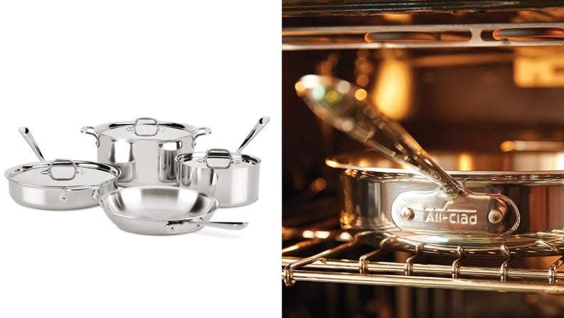 Upgrade your pots and pans with All-Clad.