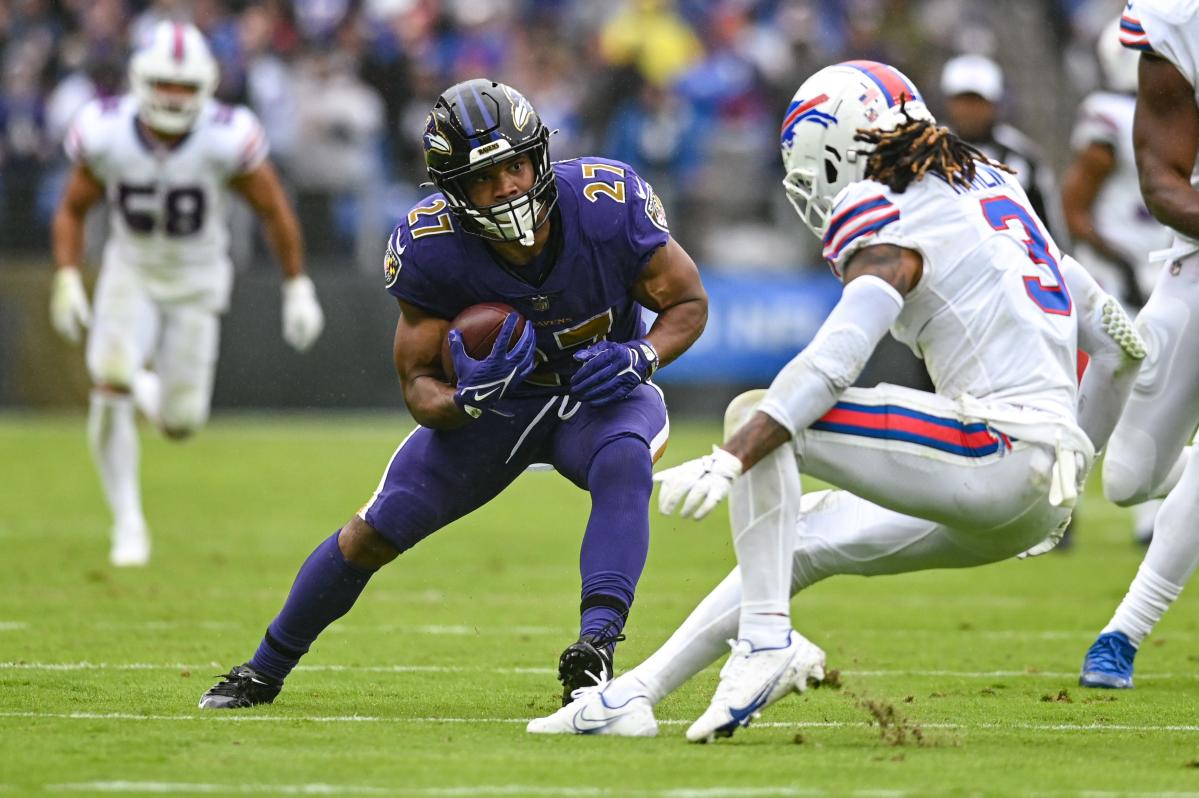 J.K. Dobbins injury update: Ravens RB suffers torn Achilles vs