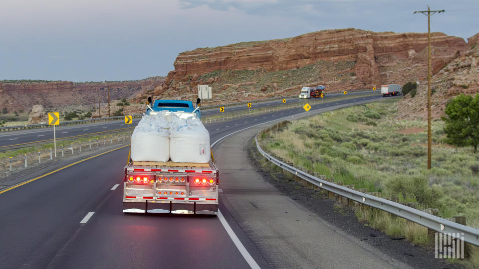 Overhaul says one of the most dangerous routes for transporters in Mexico is the Arco Norte Highway near Mexico City, where a truck driver was recently killed by an organized gang. (Photo: Jim Allen/FreightWaves)