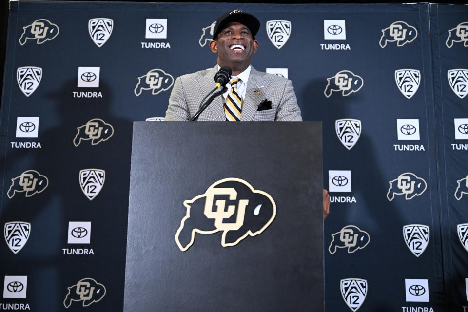 Colorado coach Deion Sanders