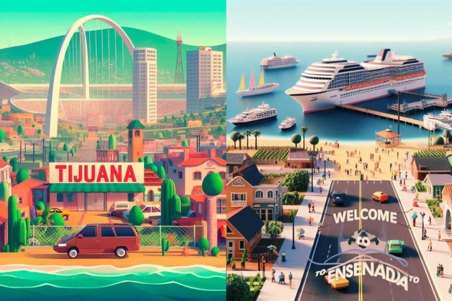 Inteligencia Artificial muestra cómo se vería Baja California en una película de Pixar