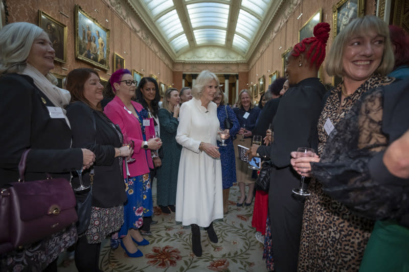 La reina Camilla en el Palacio de Buckingham