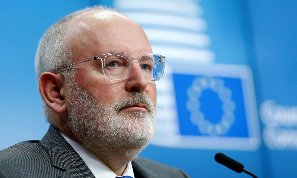 European commission vice-president, Frans Timmermans, warned Britain: ‘We will do upon you what you do upon us’ (Getty)