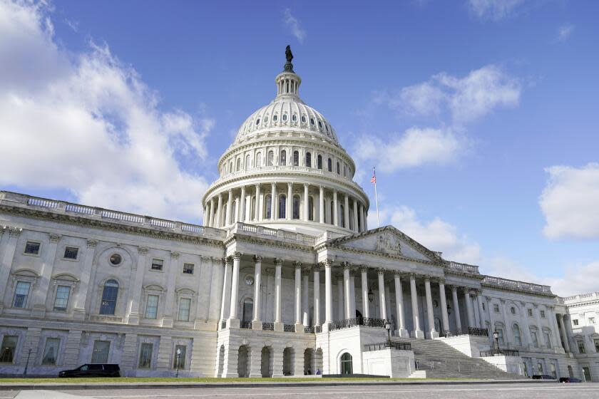 The U.S Capitol is seen on Monday, Dec. 18, 2023, in Washington. (AP Photo/Mariam Zuhaib)