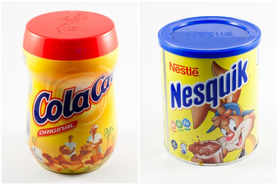 Guerra entre Cola Cao y Nesquik (Getty Images).