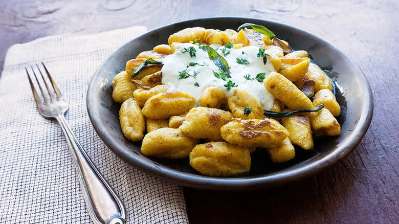 Sweet Potato Gnocchi