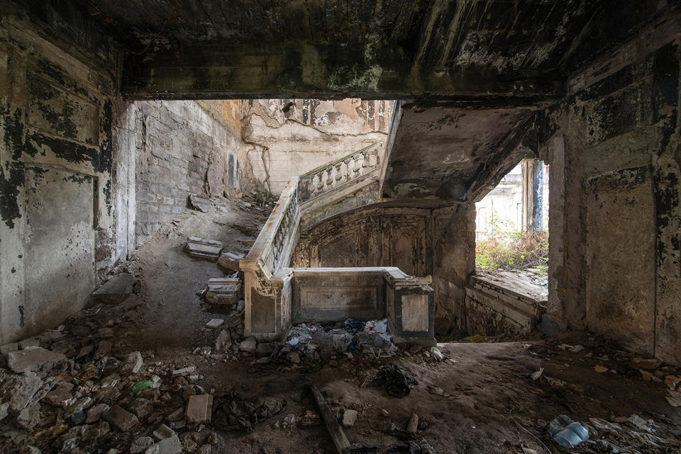 Abandoned Sukhumi massacre site