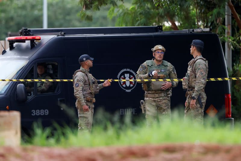 Brazil police investigating suspected bomb threat in Brasilia