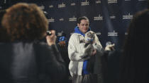 This image provided by Hellmann's shows the Hellmann's 2024 Super Bowl NFL football spot. ( Hellmann's via AP)