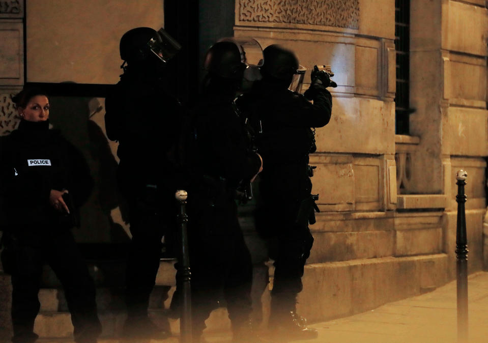 Police officers shot at Champs Elysees in Paris