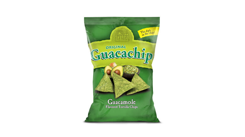 Packet of El Sabroso Guacachips