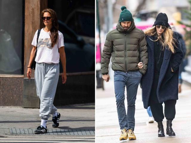 Katie Holmes Keeps Wearing Cozy Sweatpants, and 's Early