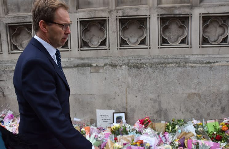 MP Tobias Ellwood, who tried to save the life of PC Palmer (Rex)