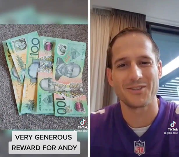 Reward Andy