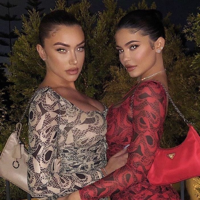 Stassie Karanikolaou and Kylie Jenner