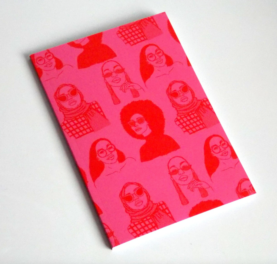 'BHM Repeat' Pattern Notebook (Photo via Etsy)