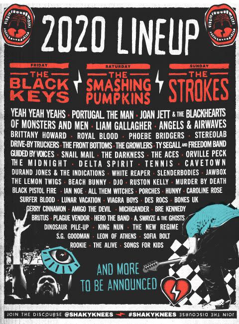 Shaky Knees 2020 lineup