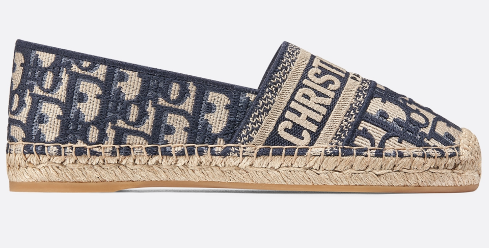 Dior’s Granville espadrilles. - Credit: Courtesy of Dior