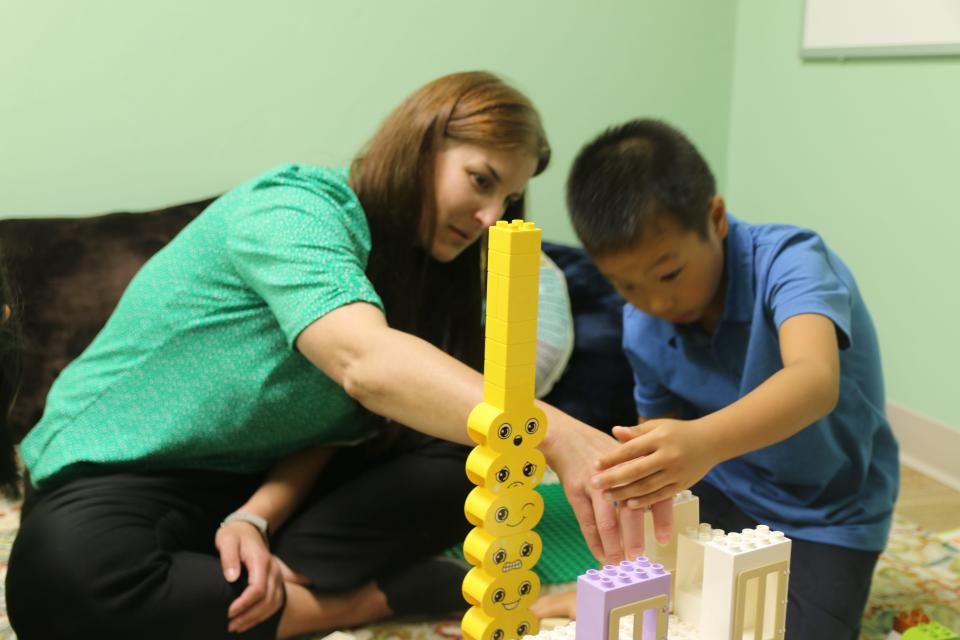 Licensed grief therapists work with children to help cope with grief at Unity Grief and Education Center in De Pere. Children can explore loss through play and conversations that normalize the experience.