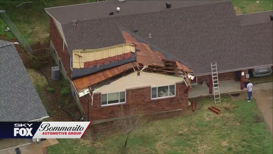 Chesterfield storm damage from April 1, 2024. (Photos: SkyFOX)