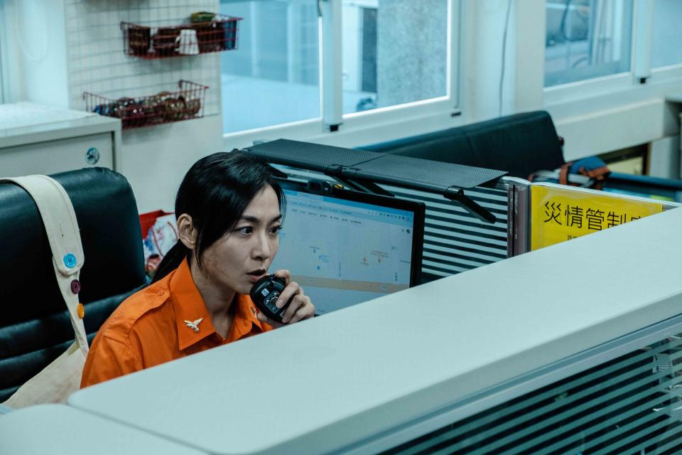 《生命捕手》江祖平飾演119勤務中心接線員「梁美珊」。（東森提供）