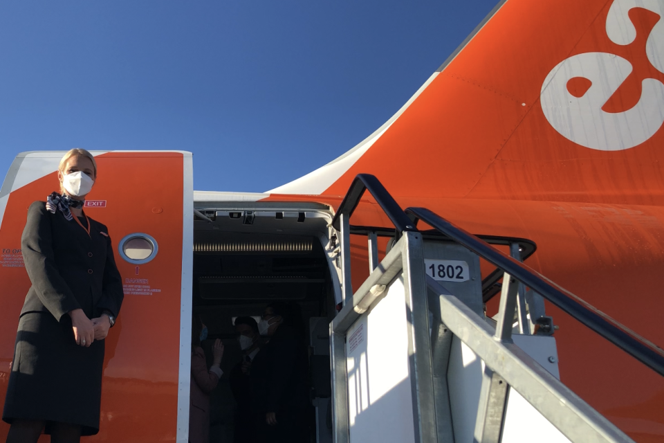 New age: easyJet's first flight for 11 weeks, from Gatwick to Glasgow: Simon Calder