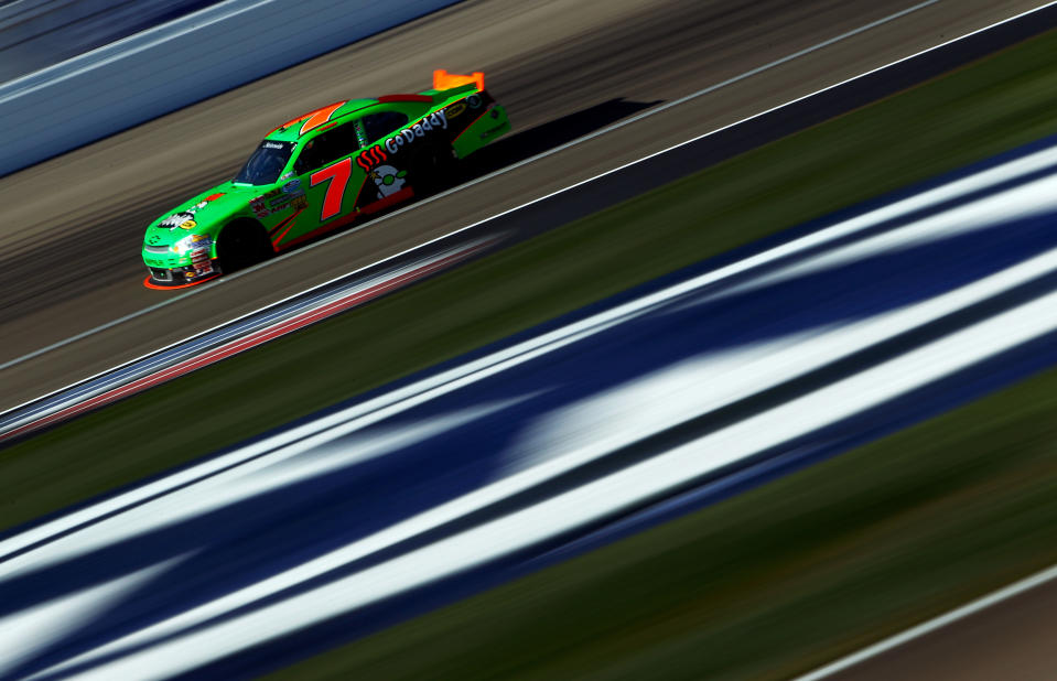 LAS VEGAS, NV - MARCH 10: Danica Patrick drives the #7 GoDaddy.com Chevrolet during the NASCAR Nationwide Series Sam's Town 300 at Las Vegas Motor Speedway on March 10, 2012 in Las Vegas, Nevada. (Photo by Tom Pennington/Getty Images)