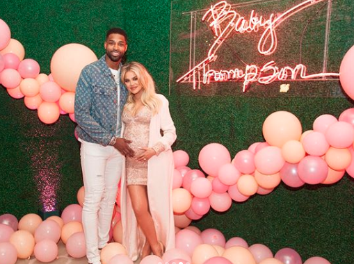 The couple share daughter True. Photo: Instagram/khloekardashian