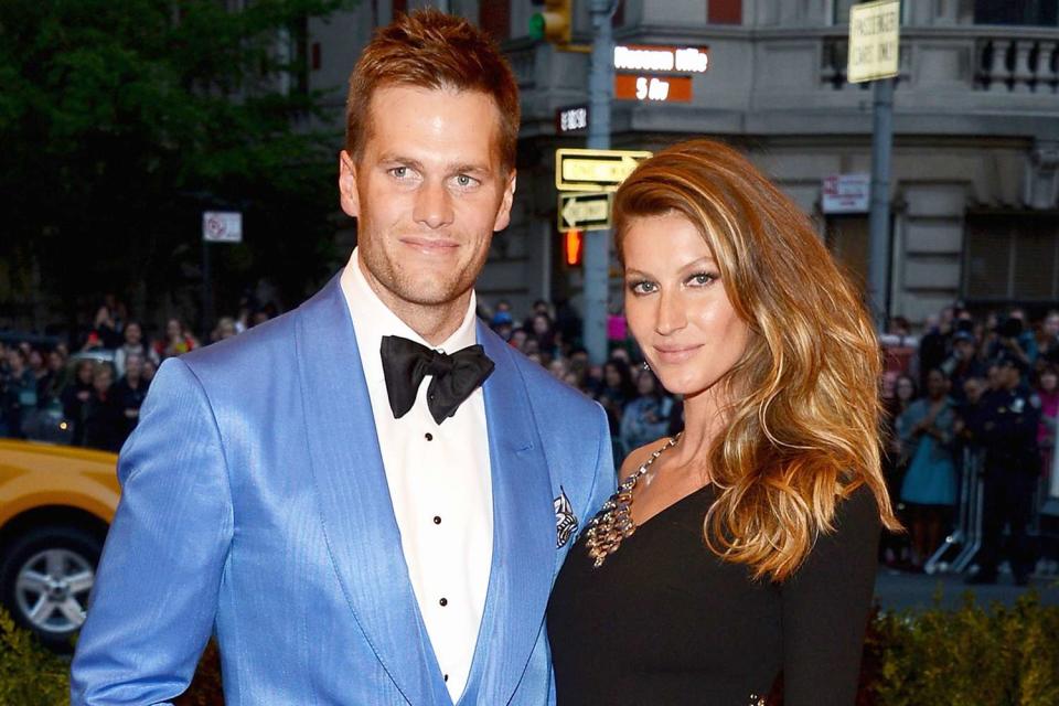 NEW YORK, NY - MAY 06: Tom Brady and Gisele Bundchen attend the Costume Institute Gala for the "PUNK: Chaos to Couture" exhibition at the Metropolitan Museum of Art on May 6, 2013 in New York City. (Photo by Larry Busacca/Getty Images)