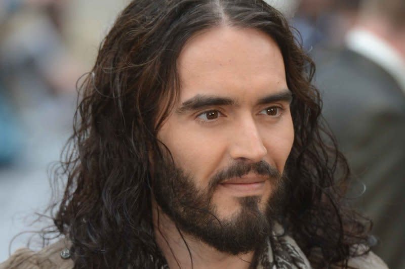 Russell Brand attends the European premiere of "Rock Of Ages" at The Odeon Leicester Square in London in 2012. File Photo by Paul Treadway/UPI