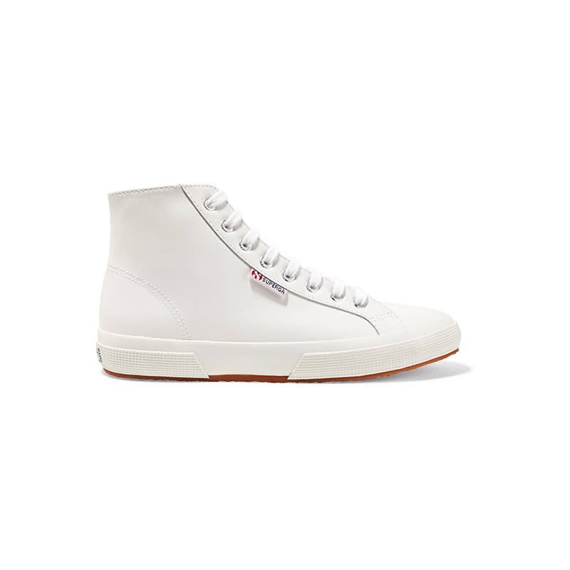 <a rel="nofollow noopener" href="https://rstyle.me/n/c7t2gkchdw" target="_blank" data-ylk="slk:Leather High-top Sneakers, Superga, $54These sleek Superga high-tops go with everything. Trust.;elm:context_link;itc:0;sec:content-canvas" class="link ">Leather High-top Sneakers, Superga, $54<p>These sleek Superga high-tops go with everything. <em>Trust</em>.</p> </a><p> <strong>Related Articles</strong> <ul> <li><a rel="nofollow noopener" href="http://thezoereport.com/fashion/style-tips/box-of-style-ways-to-wear-cape-trend/?utm_source=yahoo&utm_medium=syndication" target="_blank" data-ylk="slk:The Key Styling Piece Your Wardrobe Needs;elm:context_link;itc:0;sec:content-canvas" class="link ">The Key Styling Piece Your Wardrobe Needs</a></li><li><a rel="nofollow noopener" href="http://thezoereport.com/fashion/celebrity-style/meghan-markle-dress-hack/?utm_source=yahoo&utm_medium=syndication" target="_blank" data-ylk="slk:Meghan Markle’s Dress Hack For Windy Days Is Brilliant;elm:context_link;itc:0;sec:content-canvas" class="link ">Meghan Markle’s Dress Hack For Windy Days Is Brilliant</a></li><li><a rel="nofollow noopener" href="http://thezoereport.com/living/wellness/easy-keto-recipes/?utm_source=yahoo&utm_medium=syndication" target="_blank" data-ylk="slk:The 6 Keto Recipes That I Have On Repeat;elm:context_link;itc:0;sec:content-canvas" class="link ">The 6 Keto Recipes That I Have On Repeat</a></li> </ul> </p>