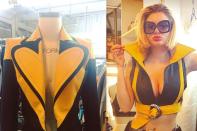 <p>She shared to her fans on social media another fembot outfit which came after she promised to post fewer naked photos online and take more of an artistic approach.</p>